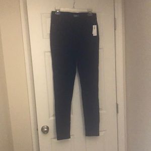 Old Navy Mid-Rise Black Rockstar Super Skinny Black Jeggings size 10 Long NWT
